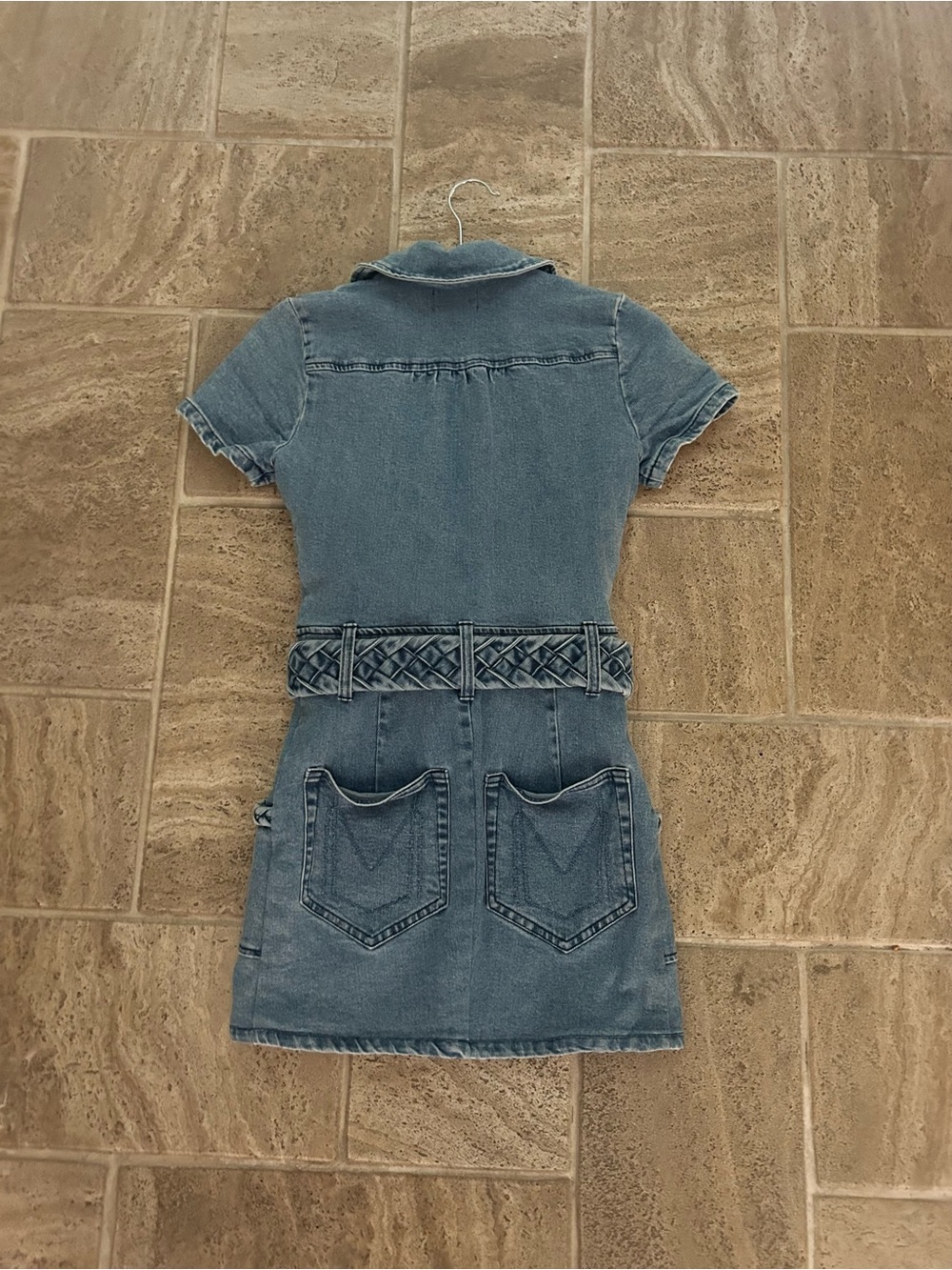 Show Me Your Mumu Light Blue Denim mini dress - Picture 2 of 4